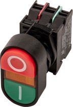 Huvema - Schakelaar (aan/uit) - Switch (green/red) HU 25 TK-TKN