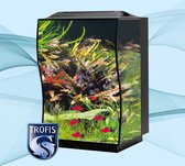 Trofis Barbus Design - Aquarium - LED - Ingebouwd Filtersysteem - Extra Set Filterschuim