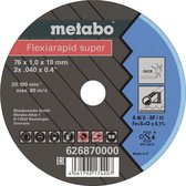 Metabo 626870000 Disque de coupe Flexiarapid - 76 x 1 x 10mm (5pcs)