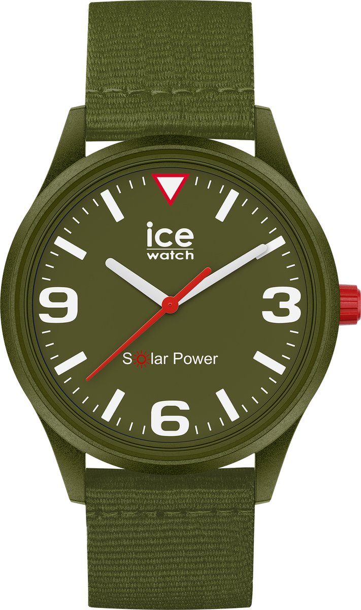 Ice Watch ICE solar power - Khaki tide 020060 Horloge - Textiel - Groen - Ø 40 mm