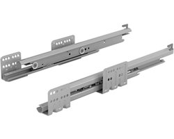Hettich Actro ladegeleider, 40 kg, voor zijwanddikte 18 mm, 450 mm