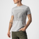 Castelli Casual T-Shirt Heren Grijs Melange - 72 SCORPION TEE MELANGE DARK GRAY-XL