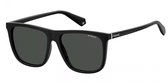 Lunettes de soleil Polaroid 6099 / s 807 / m9 Unisex Wayfarer Zwart/ gris