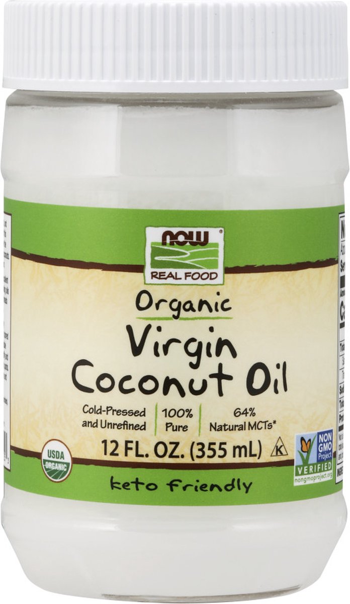 Now Foods Coconut Oil (12oz) Standard - Functionele voeding - Oliën