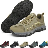 Geweo Chaussures de randonnée Unisexe - Antidérapantes Plein air - Imperméables et Respirantes - Comfort Extra - Légumes - Taille 42