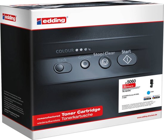 Edding Toner vervangt Kyocera TK-5240C Compatibel Cyaan EDD-5060