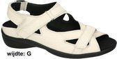 Durea -Dames -  off-white/ecru/parel - sandalen - maat 38