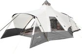 Skandika 460 Protect Plus Tipi – Tipi-tenten - 6 persoons tipi tent – Tenten - Campingtent – Ingenaaide tentvloer – 3000mm waterkolom - Muggengaas – 195 cm stahoogte – 545 x 460 x