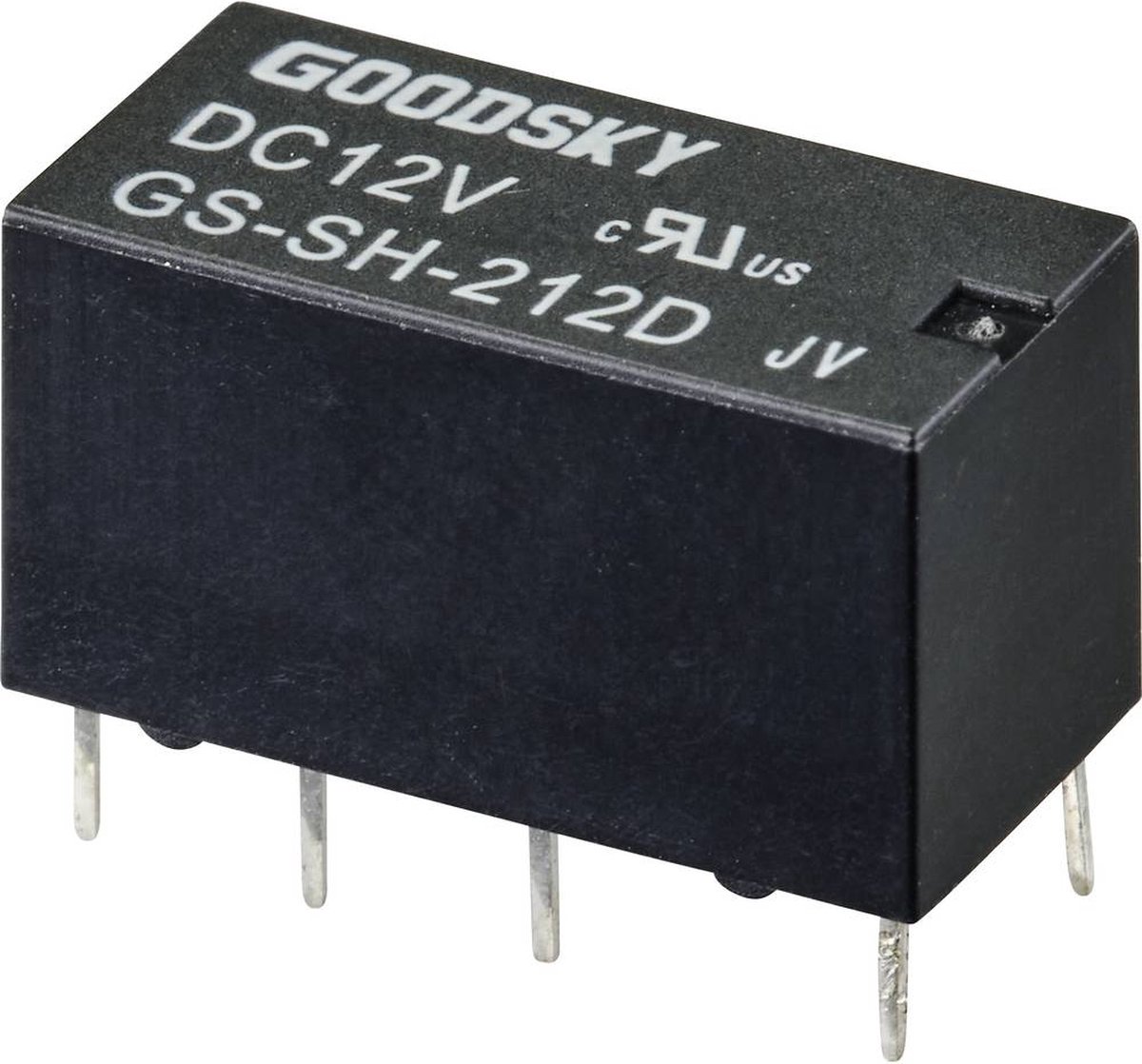 GoodSky GS-SH-212D Printrelais 12 V/DC 2 A 2x wisselcontact 1 stuk(s) Tube
