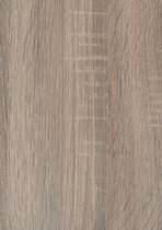 Ergonice - Tafelblad eiken delano - Geperst hout met melamine toplaag - Formaat 140 x 80 cm