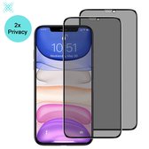 MY PROTECT® 2x iPhone 11 Pro Max Screenprotector Privacy Glass - Beschermglas iPhone XS Max Screenprotector - Privacy Glass