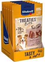 Vitakraft Treaties Bits 120 g - Snacks pour chiens - 6 x Saucisse de foie