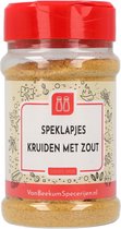 Van Beekum Specerijen - Speklapjes Kruiden Met Zout - Strooibus 200 gram