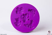 Bak het zelf siliconen mal - babydieren - marsepein & fondant - zeep - epoxy - gips