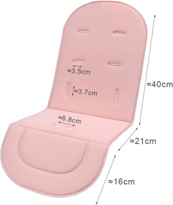 Allernieuwste Buggy Inleg Kussen Panter Print - Tweezijdig bruikbaar - Kinderwagen - Kinderstoel hoes - Wasbaar van Allernieuwste — afbeelding 4