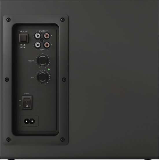 Trust Yuri - PC Speaker set - 2.1 speakerset - 2 bureau speakers + subwoofer - 3.5mm aansluiting - Zwart