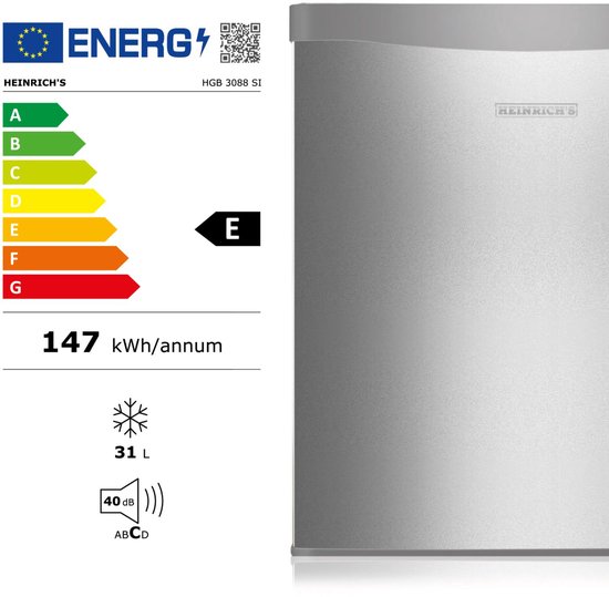 Inventum IVR0882S 88 cm inbouw vriezer energiezuinig - 94 liter - Stil
