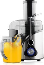 Simver juicer - Fruit Smoothies - Juicer - Groente Sap - Persschroef - Slowjuicer - Sapcentrifuge - 1000ml - 800W - Extra krachtig - Antraciet