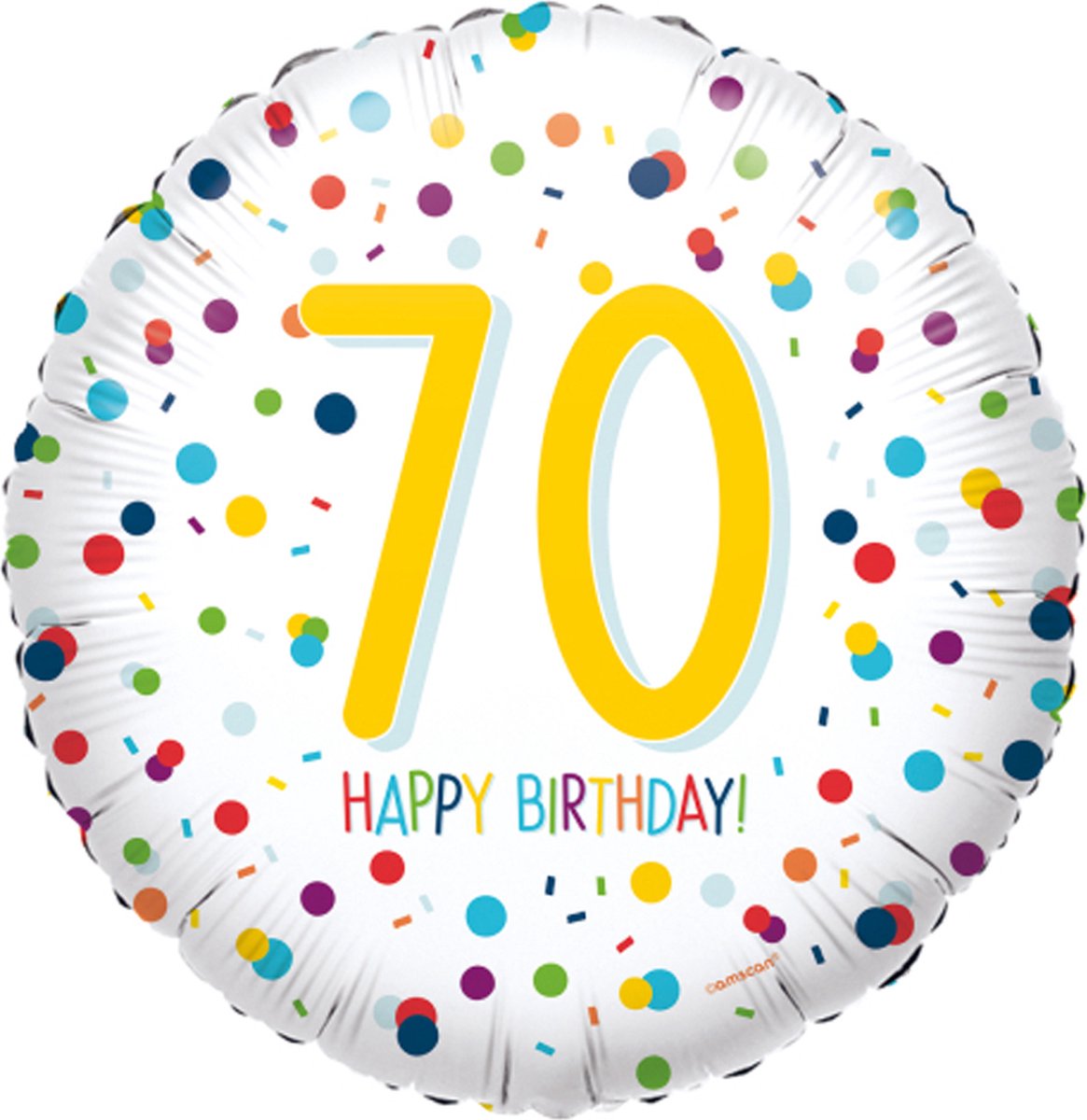 Folieballon 70 ‘Happy Birthday’ Multicolor - 43 cm