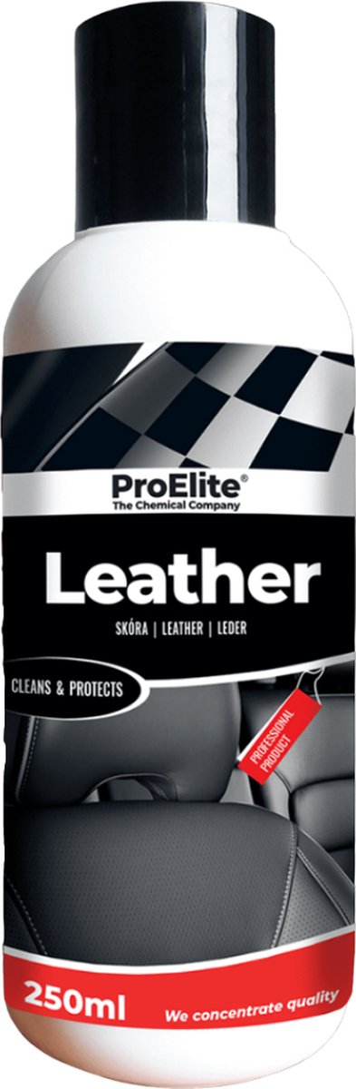 Pro Elite | Leder reiniger en onderhoud voor auto | Fles 250 ml | Interieur clean | Auto wassen | Reiniger auto | Cleaner | onderhouden | Car cleaning