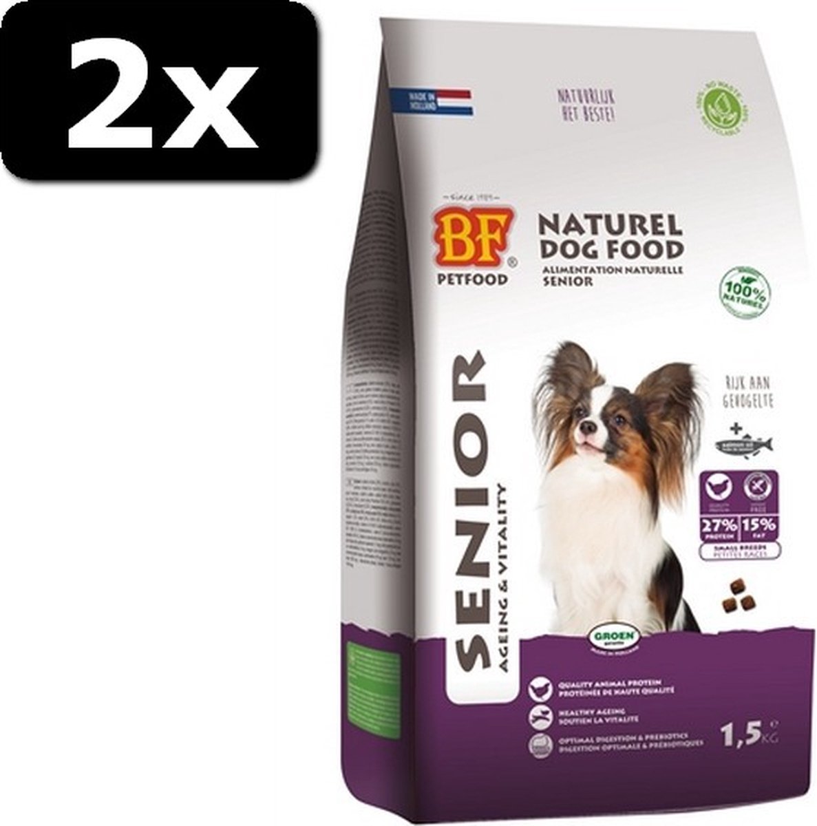 Biofood BIOFOOD SENIOR SMALL BREED 1,5KG