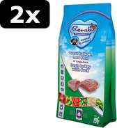 2x RENSKE AD KALKOEN/EEND 12KG