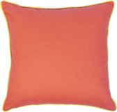 Mistral Home - Sierkussen - 45x45 cm - Katoen - met rits en binnenkussen - Oranje