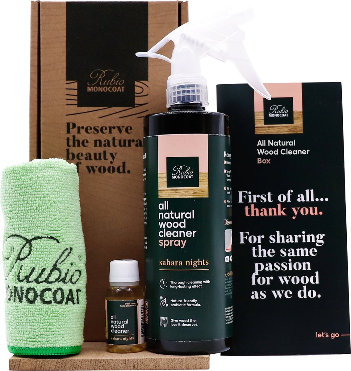 Rubio Monocoat All Natural Wood Cleaner Spray Box Houtreiniger voor