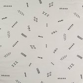 Nobodinoz Speelmatras | St. Barth | Black Secrets Natural | 120 x 60 x 4 cm