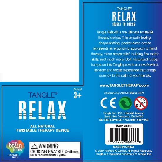 Tangle Relax Therapy - Blauw/Groen/Wit