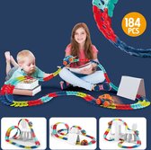 Magnetisch knikkerbaan 79-delig met Cijfers en Letters - Magnetische Tegels - magnetisch speelgoed- speelgoed 3,4,5,6,7 jaar – Montessori speelgoed- Knikkerbaan - Magnetisch speelg