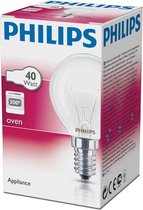 Philips Ovenlamp Gloeilamp E14 - 40W - Warm Wit Licht - Dimbaar - 4 stuks