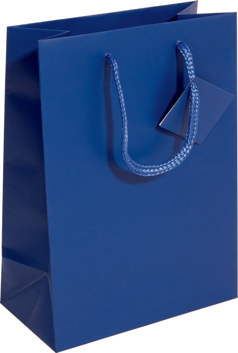 Sigel cadeautas klein 170x230x90 mm ultramarijn blauw afbeelding