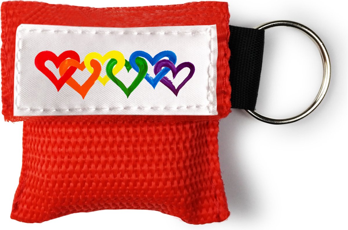 Goedkoopste Kiss of Life - Beademingsmasker - Rainbow Love - Rood