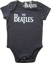 The Beatles Baby romper -0-3 maanden- Drop T Logo Zwart