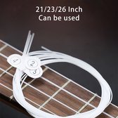 Acouway - Premium - Cordes pour ukulélé - Jeu de cordes transparentes pour ukulélé - Remplace les cordes pour ukulélé