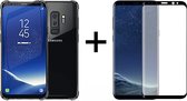 Samsung S9 Plus Hoesje - Samsung Galaxy S9 Plus hoesje shock proof case transparant - Full Cover - 1x Samsung Galaxy S9 Plus Screenprotector