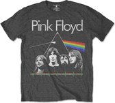 Pink Floyd Kinder Tshirt -Kids tm 6 jaar- DSOTH Band & Pulse Grijs