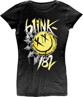 Blink182 Dames Tshirt -XL- Big Smile Zwart