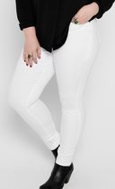 Only Carmakoma Caraugusta High waist skinny jeans Wit Maat 46/30