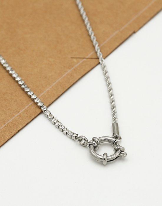 Vergulde Ketting 55cm - Gourmet Schakel 2,5mm | De Winkel van Lourdes Vergulde Ketting 55cm - Gourmet Schakel 2,5mm | De Winkel van Lourdes