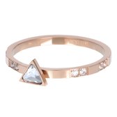 iXXXi jewelry vulring Expression Triangle rose goudkleurig maat 20 (gewone ringmaat 22)