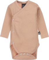 Overslag romper groovy rib (camel)