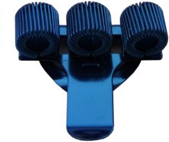 Metalen pennenhouder blauw - Pen loop - Penhouder - Penhouder Verpleegkundigen - Penhouder Clip - Penhouder 3 Pennen
