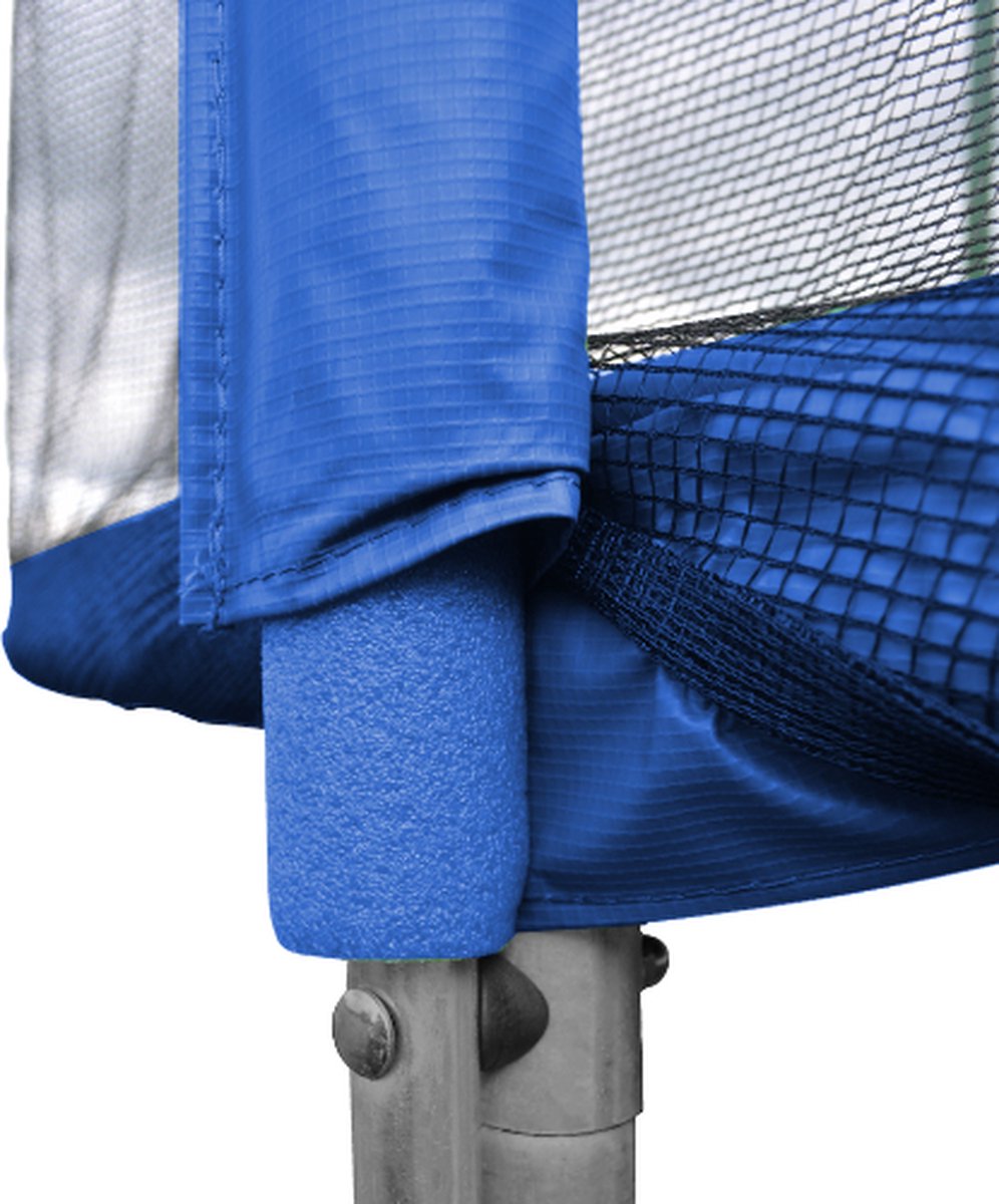 Rijoka Trampoline Ø305cm Met Veiligheidsnet - Outdoor - Blauw — afbeelding 8