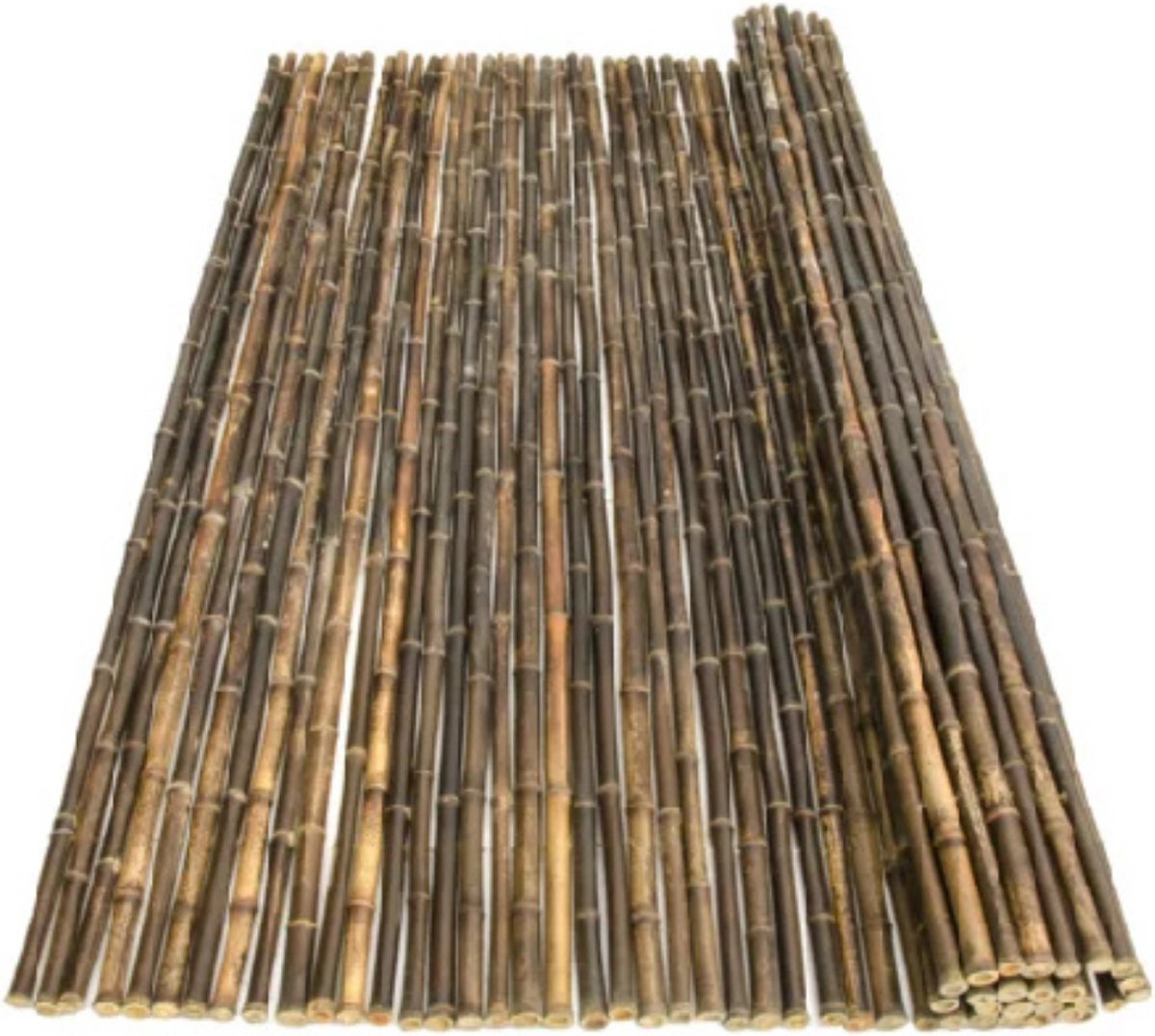 Bamboe rol - Donker - DeLuxe | 200 x 180 cm