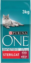 Purina ONE Sterilcat - Kattenvoer Rund & Tarwe - 3 kg