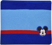 nekwarmer Mickey junior acryl blauw one-size