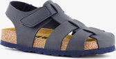 Groot leren jongens bio sandalen - Blauw - Maat 37 - Extra comfort - Memory Foam