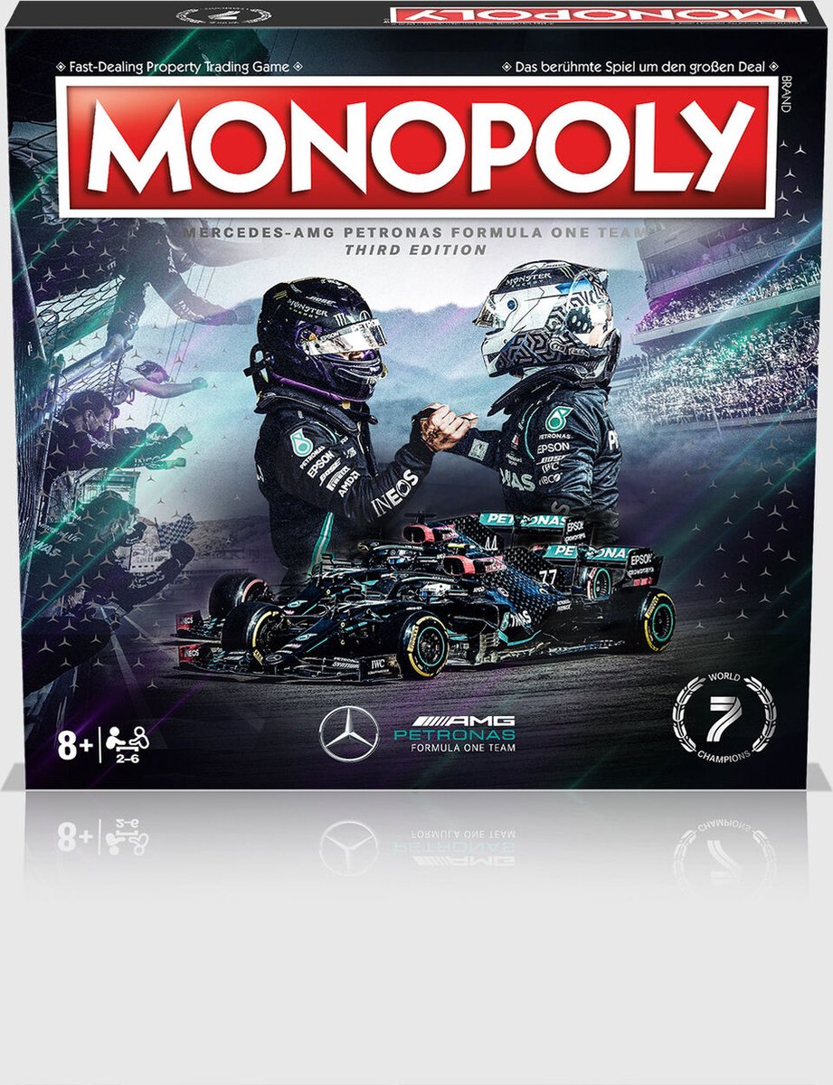 Monopoly Mercedes AMG Petronas Formula one team Third Edition. | Games |  bol.com